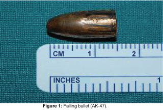 Falling-bullet